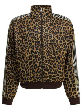 Kapital Smooth Jersey Leopard Zipper Sweatshirt Tag Size 4 Men